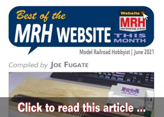 Best of the MRH website this month - Model trains - MRH feature June 2021